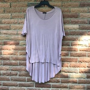 Hi low peach t shirt